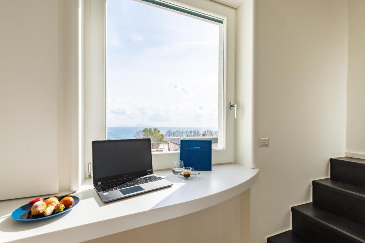 Seaview Terrace 360°& Elegant Loft Appartement Napels Buitenkant foto