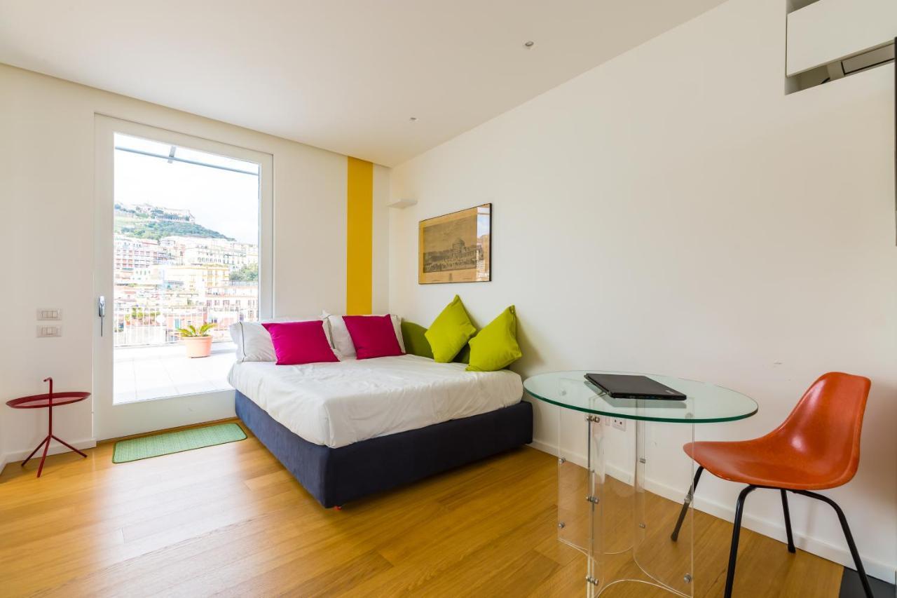 Seaview Terrace 360°& Elegant Loft Appartement Napels Buitenkant foto