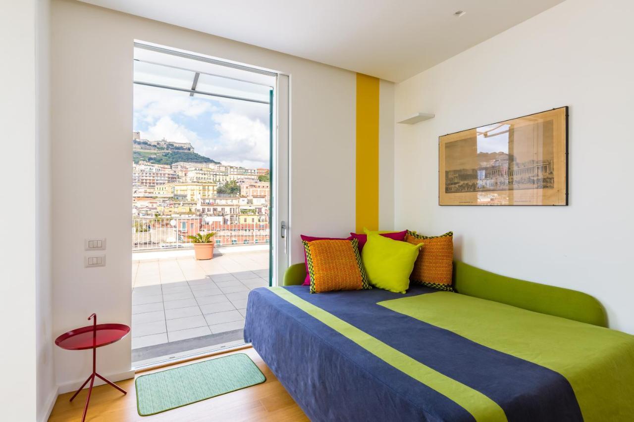 Seaview Terrace 360°& Elegant Loft Appartement Napels Buitenkant foto