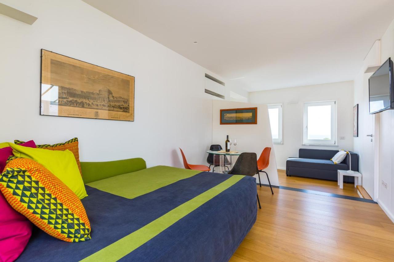 Seaview Terrace 360°& Elegant Loft Appartement Napels Buitenkant foto