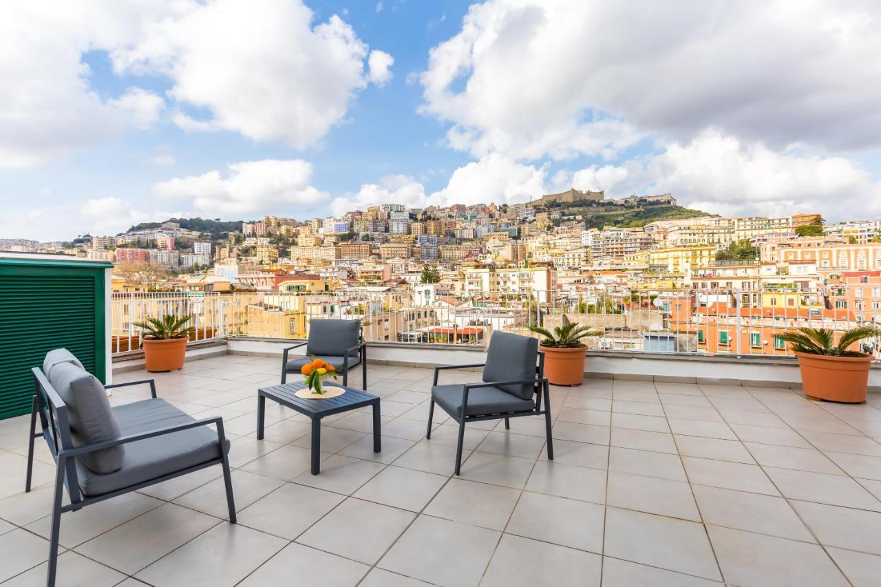 Seaview Terrace 360°& Elegant Loft Appartement Napels Buitenkant foto