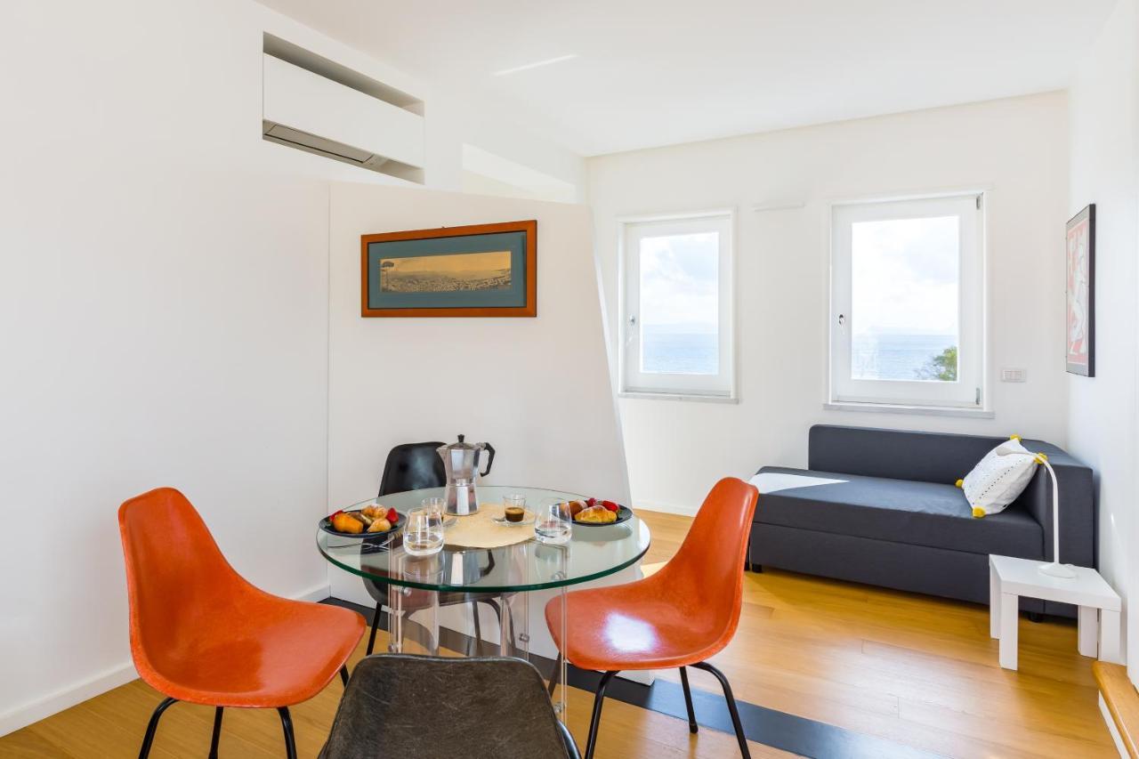 Seaview Terrace 360°& Elegant Loft Appartement Napels Buitenkant foto