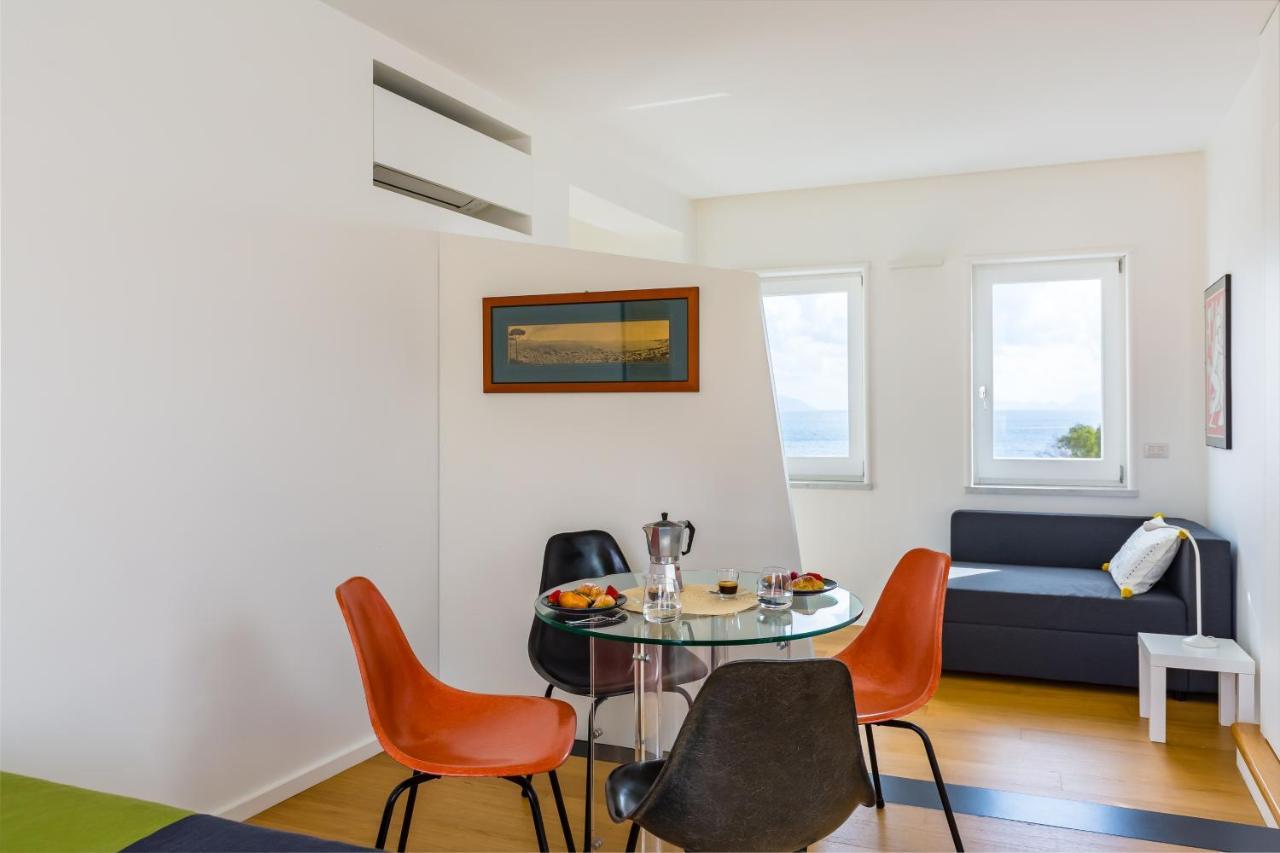 Seaview Terrace 360°& Elegant Loft Appartement Napels Buitenkant foto