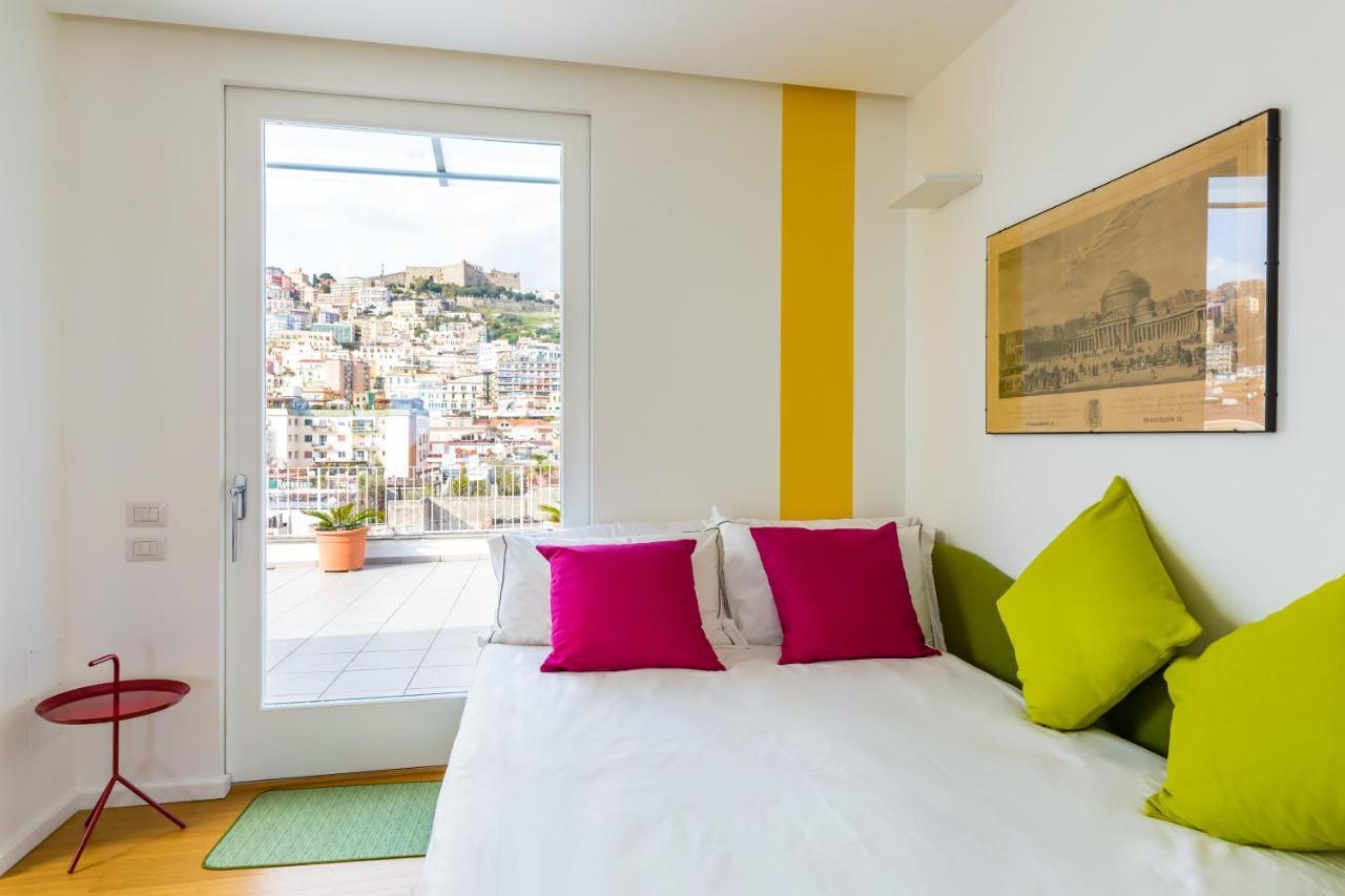 Seaview Terrace 360°& Elegant Loft Appartement Napels Buitenkant foto